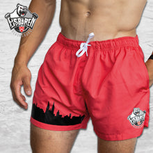 Lade das Bild in den Galerie-Viewer, Eisbären Badehose rot