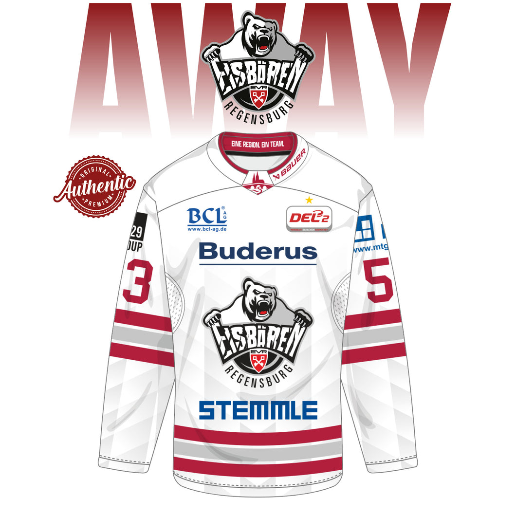 Eisbären Regensburg Authentic Auswärtstrikot 25 | 26